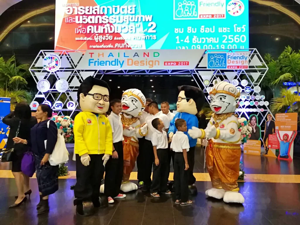 บรรยากาศในงาน thailand friendly design expo 2017 ของบูธ decora care